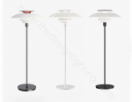 Floor design lamp Ph 80 by Louis Poulse
