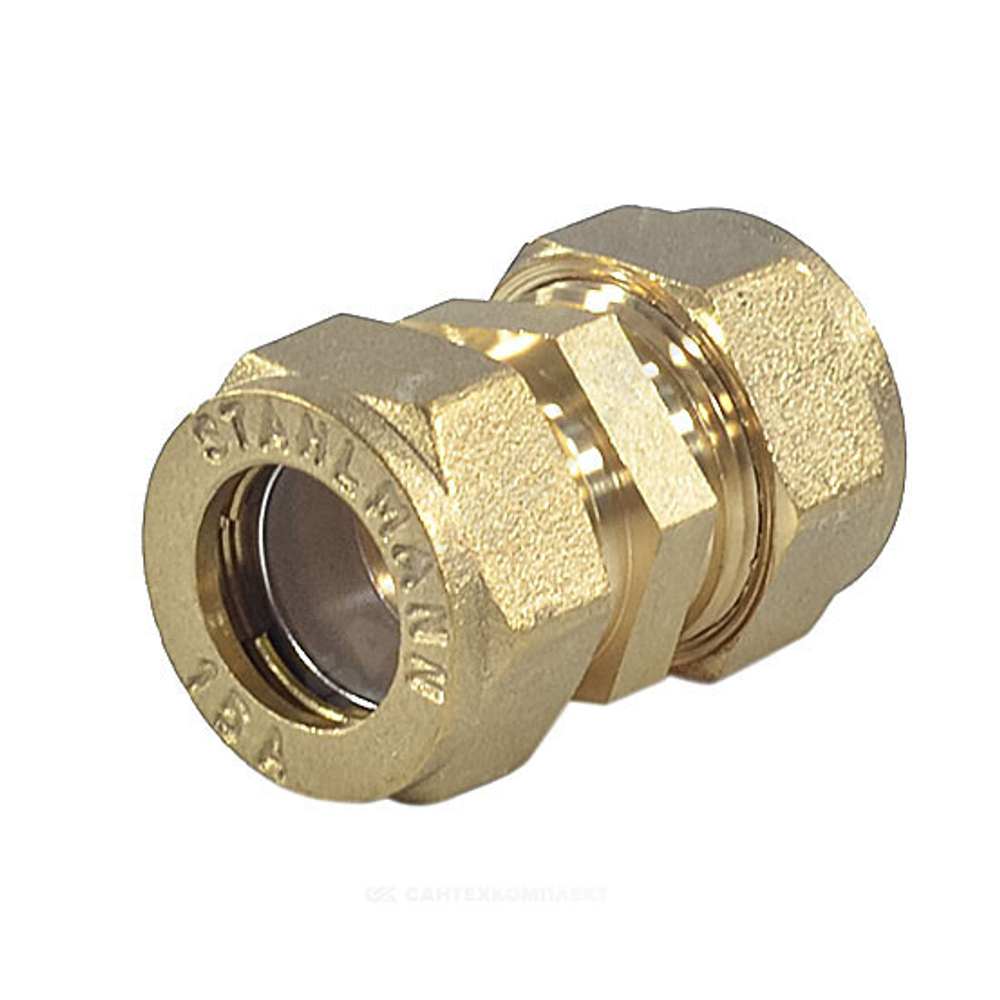 Муфта латунь 40A обжим STAHLMANN SSWL40/400BEF