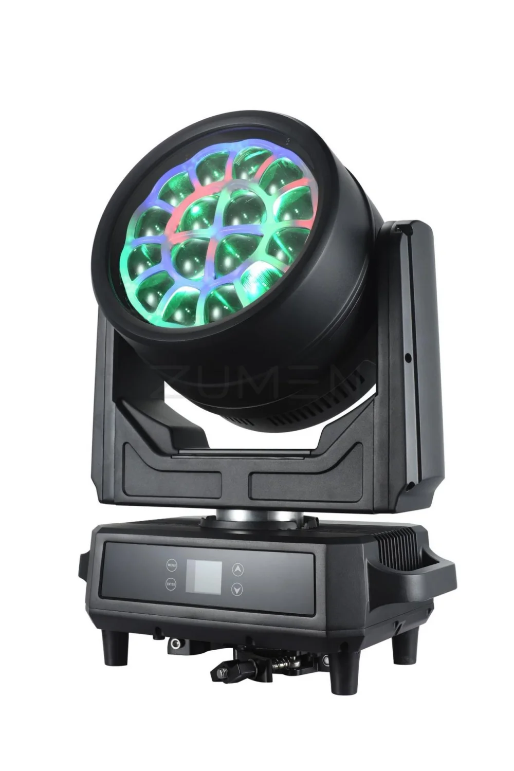 LM1650-W-IP — вращающаяся голова Wash 16×50 Вт RGBL с RGB-подсветкой и зумом 4°–60° IP65