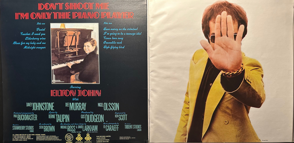 Elton John - Don't Shoot Me I'm Only The Piano Player (Англия)