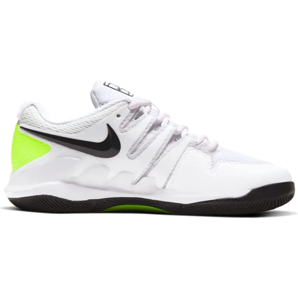 Детские теннисные кроссовки Nike JR Vapor X - white/black/volt