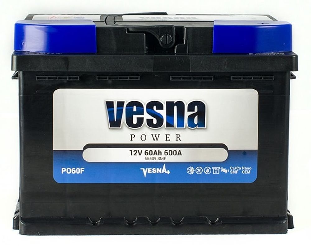 VESNA POWER 6CT- 60 ( 415260 ) аккумулятор VESNA POWER 6CT- 60 ( 415260 ) аккумулятор