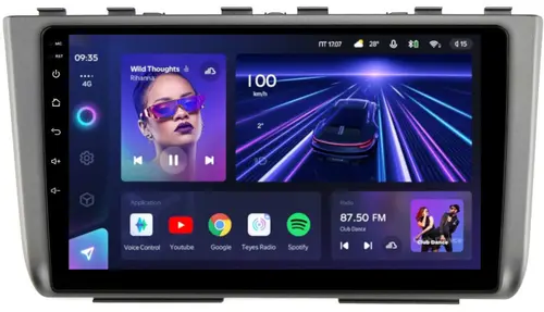 Магнитола для Hyundai Creta 2 2021-2022, Solaris HC 2024+ (рамка серая) - Teyes CC3 монитор 10" QLED на Android 10, Быстрая, CarPlay, 4G SIM-слот