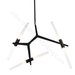 Ceiling design lamp  AGNES by Roll & Hill (6 lampshades,  Black)