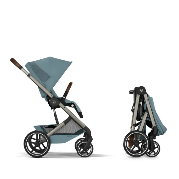 Детская коляска Cybex Balios S Lux TPE 2 в 1 Stormy Blue
