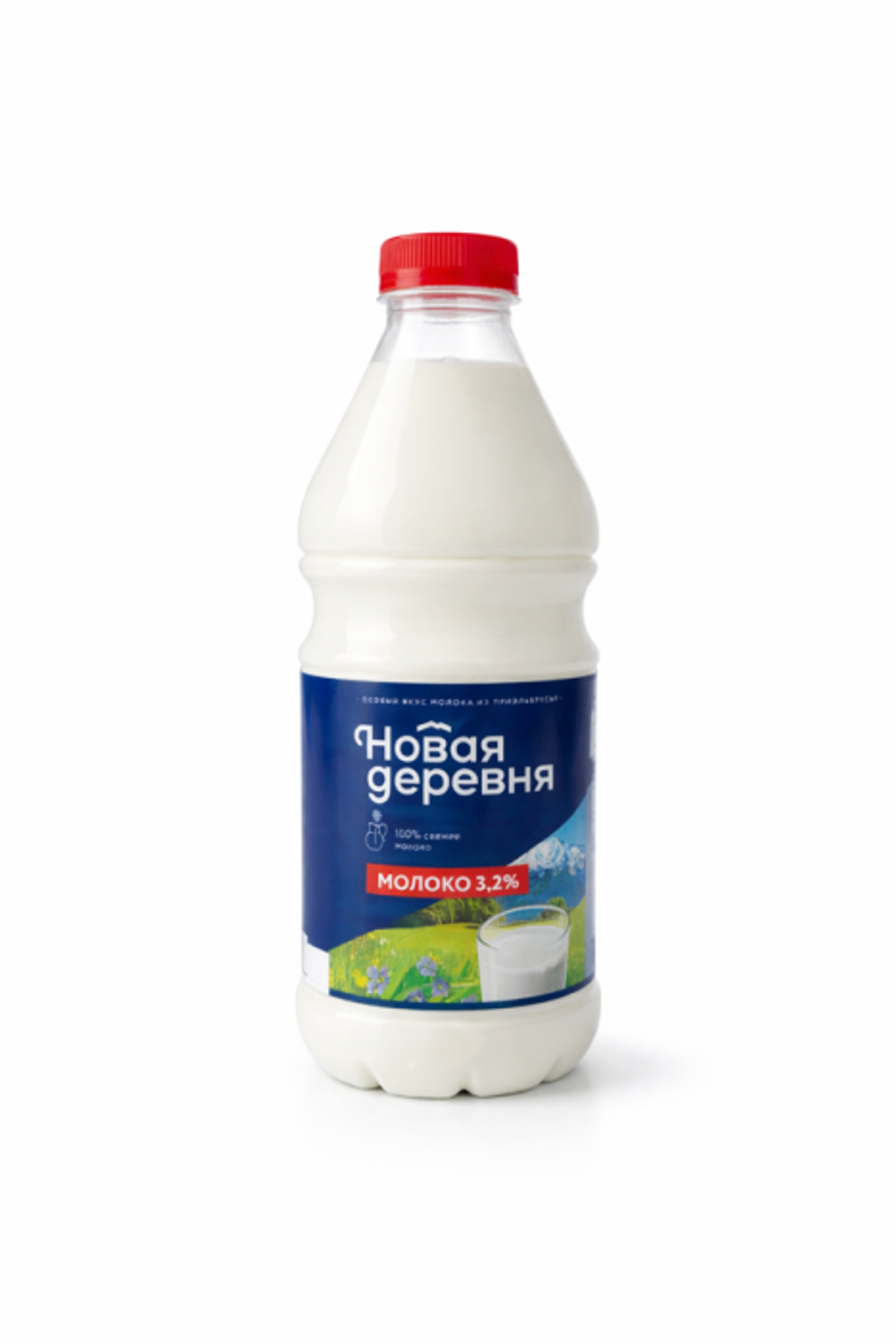 Молоко "Новая деревня" 3,2% 1400мл ПЭТ