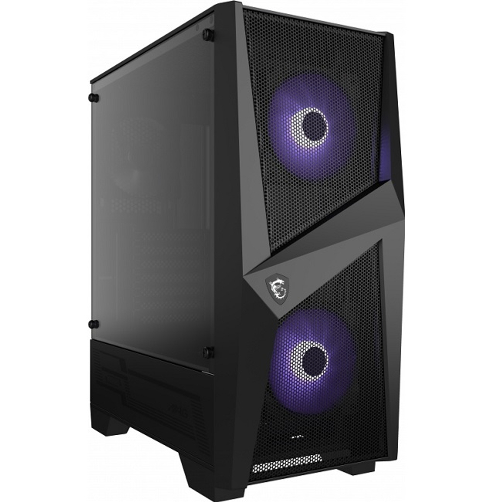 Корпус Midi-Tower MSI MAG FORGE 100M RGB TG Black (306-7G03M21-809)