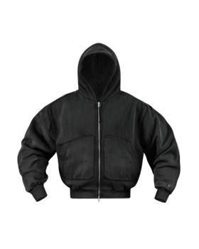 RELAXED zip-up hoodie
