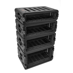 RACK | Ударопрочный Короткий рэковый кейс 3 юнита глубина 30 см DGCASE@RACK3US30 | Внутр. размеры 485*265*145мм