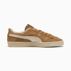 PUMA Замшевые кроссовки Suede, светло-коричневый/белый