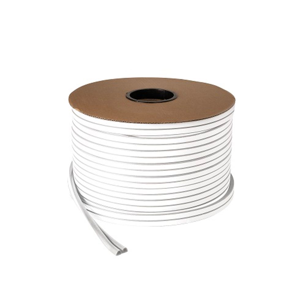 Уплотнитель самоклеящийся FUARO ADH/D-12x10mm, WHITE белый 150м /49191/