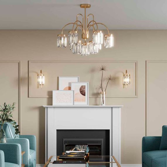 Подвесная люстра Odeon Light Classic Vassa 4987/9C