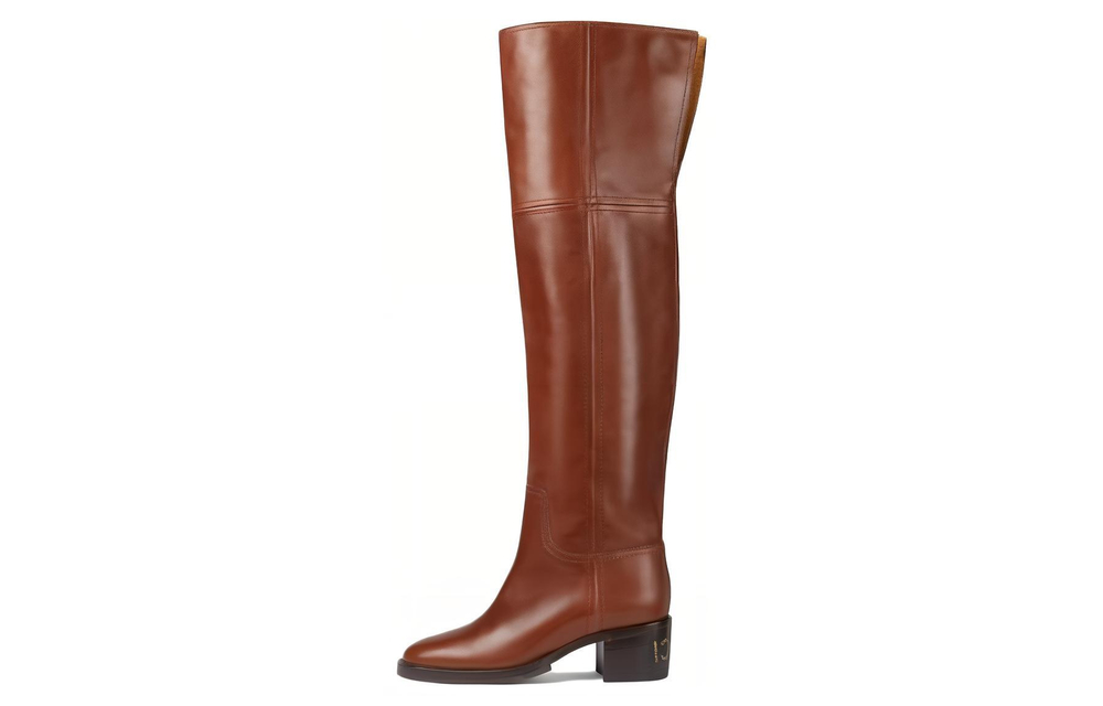 GUCCI Over the knee Boots Women"s Brown