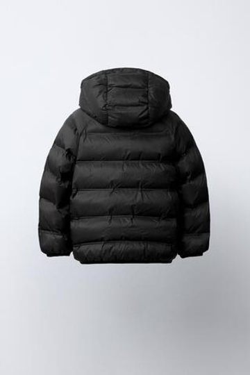 ZARA ЛЕГКАЯ НЕПРОМОКАЕМАЯ КУРТКА, ЧЕРНЫЙ