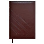 Ежедневник недатированный Феникс Сапфир, А5, 160л, кожзам, коричневый