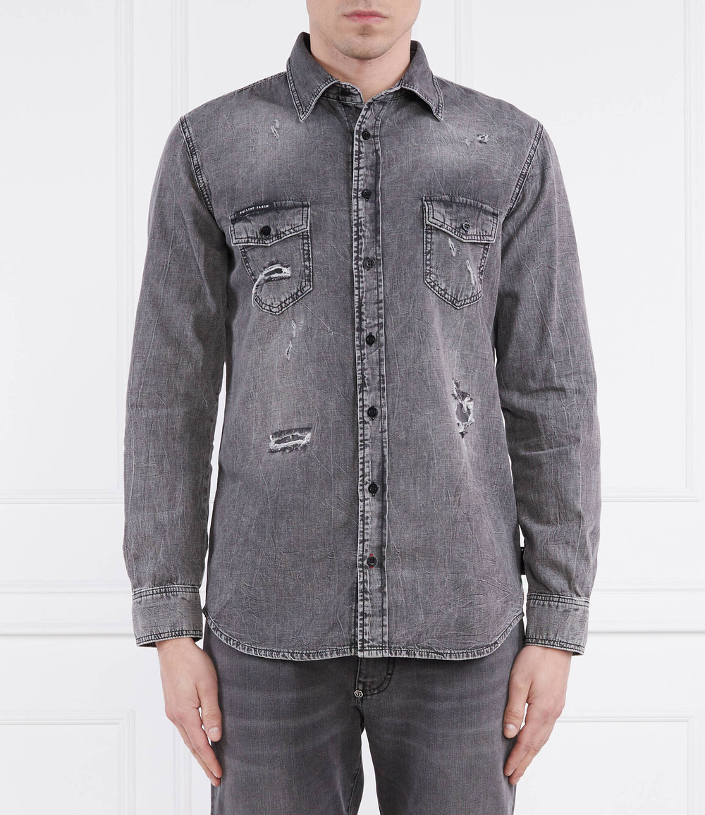 Рубашка Philipp Plein - графитовый (MDP0174 PDE004N)