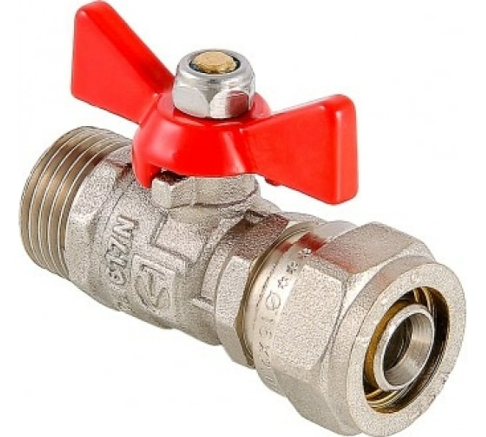 Кран шар.для м/п. 16 х 1/2" Н VALTEC