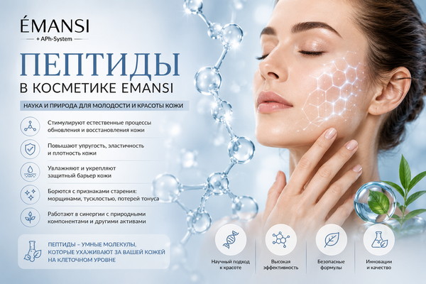 Пептиды в косметике EMANSI