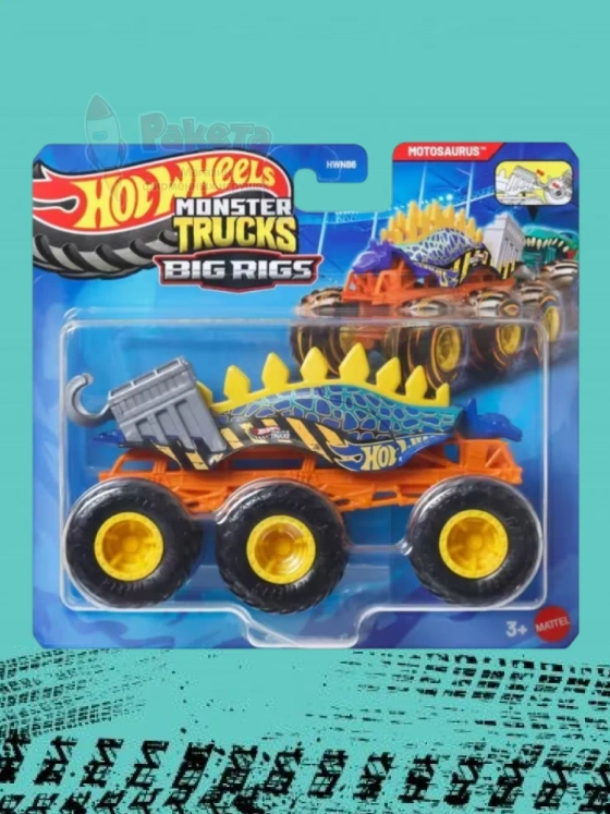 Машинка Monster Trucks Хот Вилс Big Rigs HWN86 JCH43