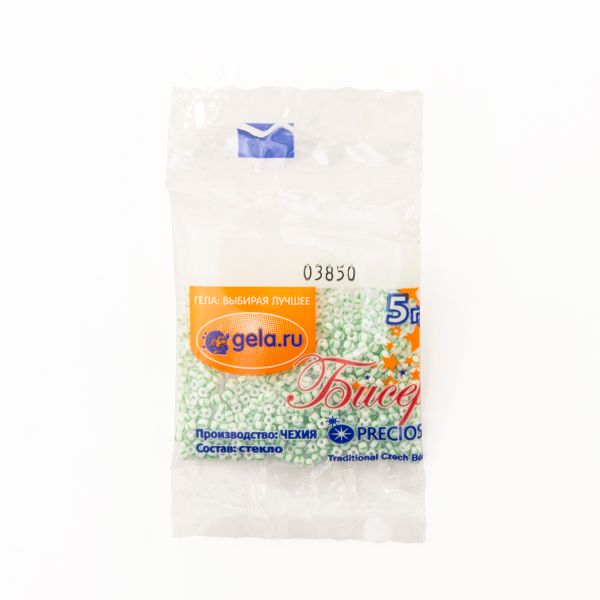 Бисер Preciosa 10/0, 50 г (10 шт по 5 г), цв.03850