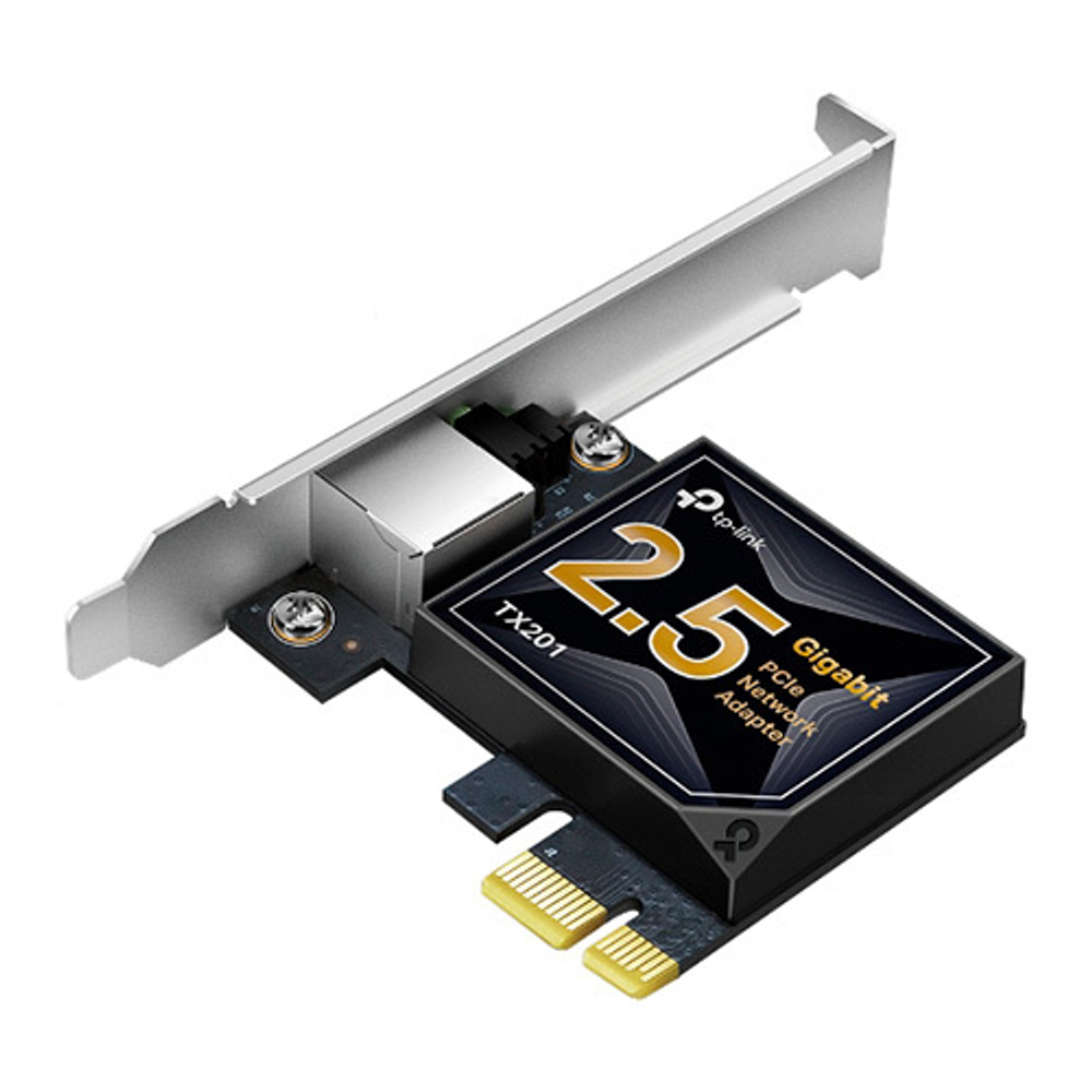 TP-Link TX201 Сетевой адаптер PCIe 2,5 Гбит/с, 1 разъём PCIe 2.1