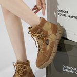 XIANGCHENG Cow Suede Short Outdoor Boots Unisex