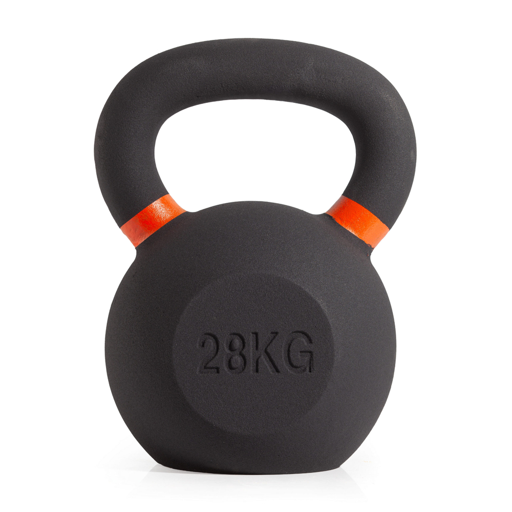 Гиря чугунная с цветным кольцом 28 кг (модель: К-3) VictoryFit VF-KCR280