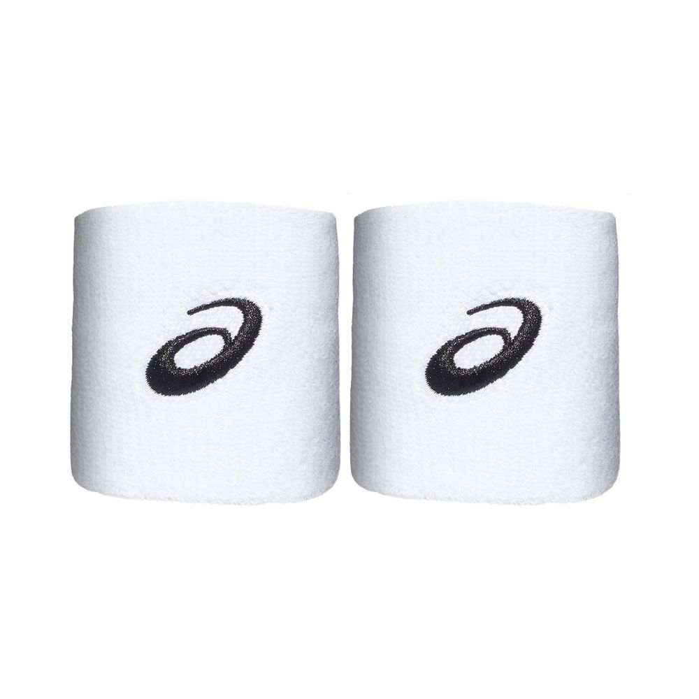 ASICS Wristband 2 Pack - White