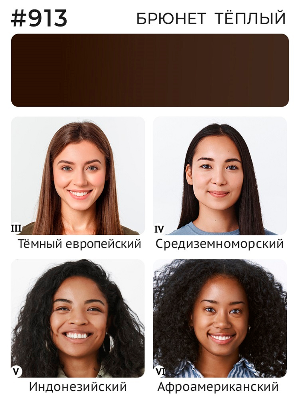 Минеральный пигмент Ne Pigment Брюнет тёплый #913, 15 мл.