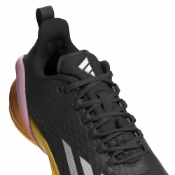 Мужские кроссовки теннисные Adidas Adizero Cybersonic M - black/orange/pink