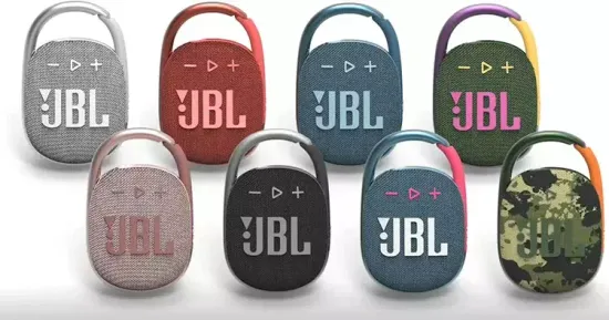 Портативная колонка JBL Clip 4 Grey