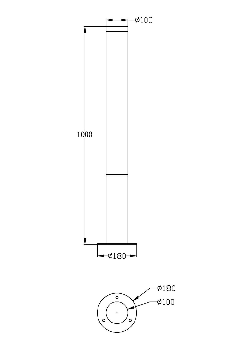 Ландшафтный светодиодный светильник Maytoni Ginza O041FL-L30B3K