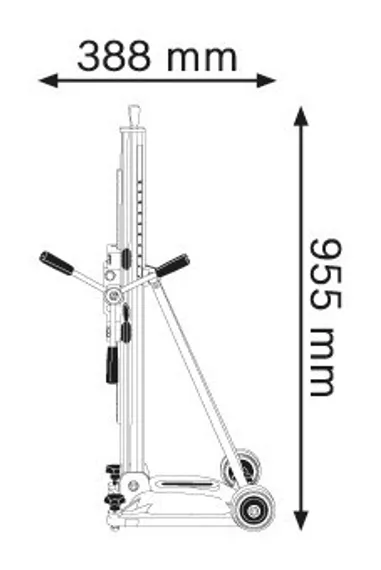 Стойка сверлильного станка Bosch GCR 350 Professional 0601190200