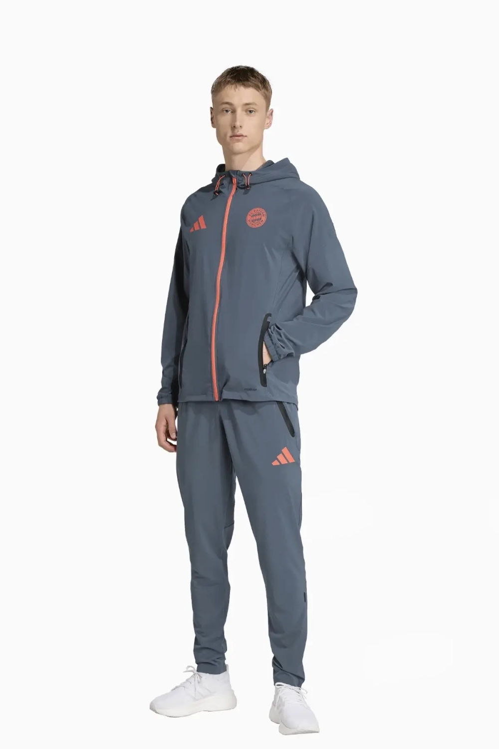 Штаны adidas FC Bayern 25/26 Competition Vis Tech Travel - серый