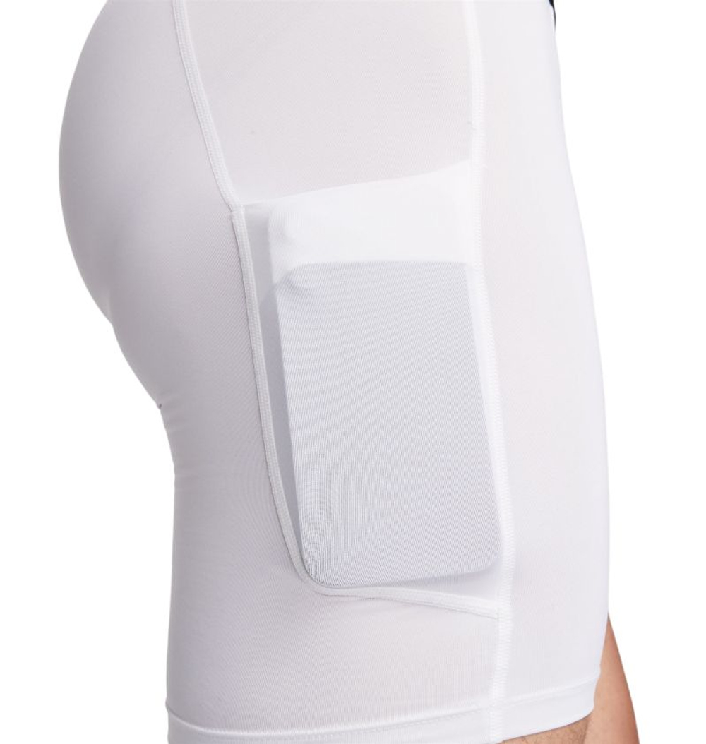 Теннисные шорты Nike Pro Dri-Fit Fitness Long - white/black