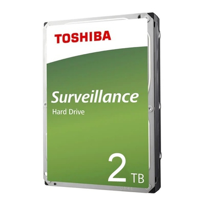 Жесткий диск Toshiba Surveillance HDD 3.5" SATA 2Tb, 5400rpm, 128MB buffer, 512e, SMR