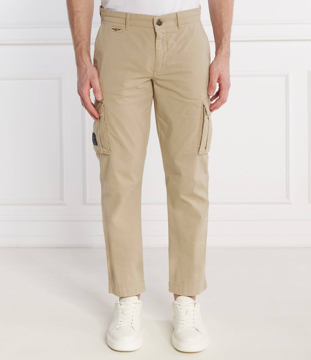 Брюки карго Aeronautica Militare - бежевый(PA1329CT3300)