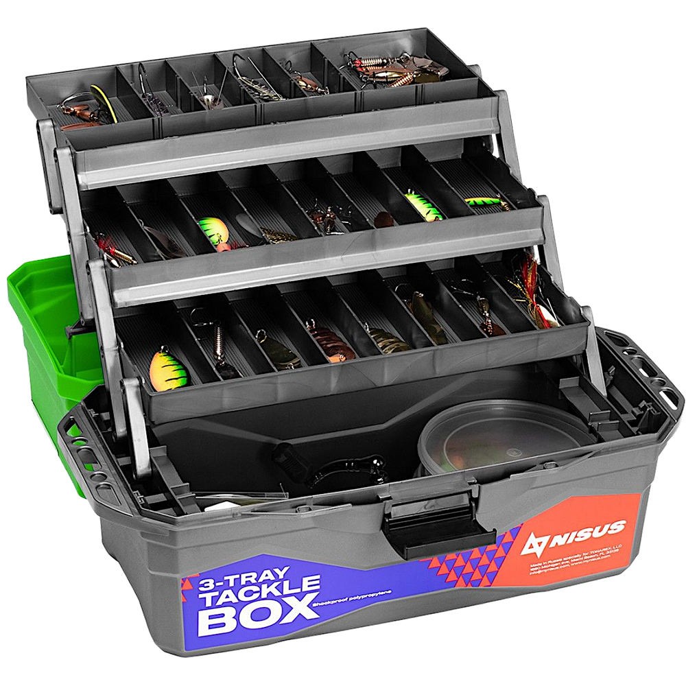 Ящик Nisus (Helios) Tracke Box 3-полочный 43x22x24см N-TB-3 ( MB-BU ) -