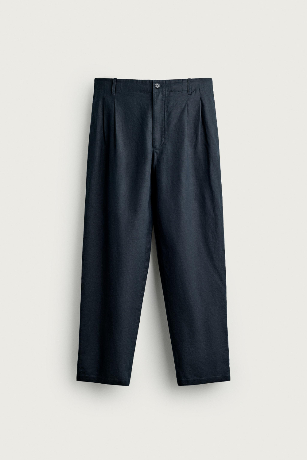 БРЮКИ RELAXED FIT ИЗ КОНОПЛИ И ХЛОПКА — ZARA