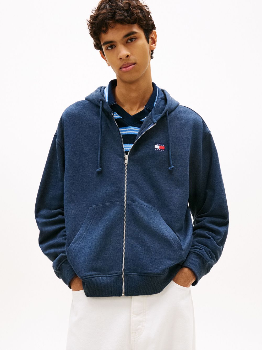 Толстовка мужская TOMMY JEANS TJM 90S BADGE ZIPTHR