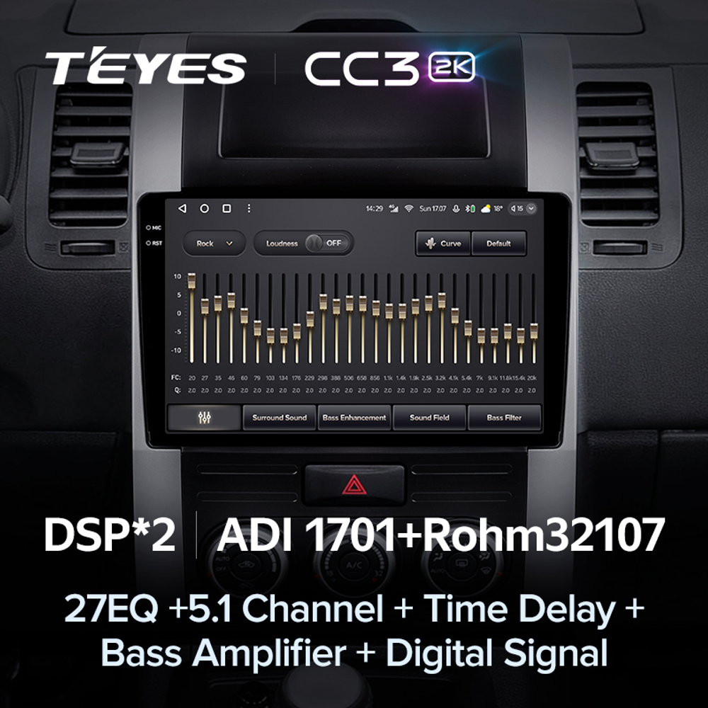 Teyes CC3 2K 10,2"для Nissan X-Trail 2007-2015