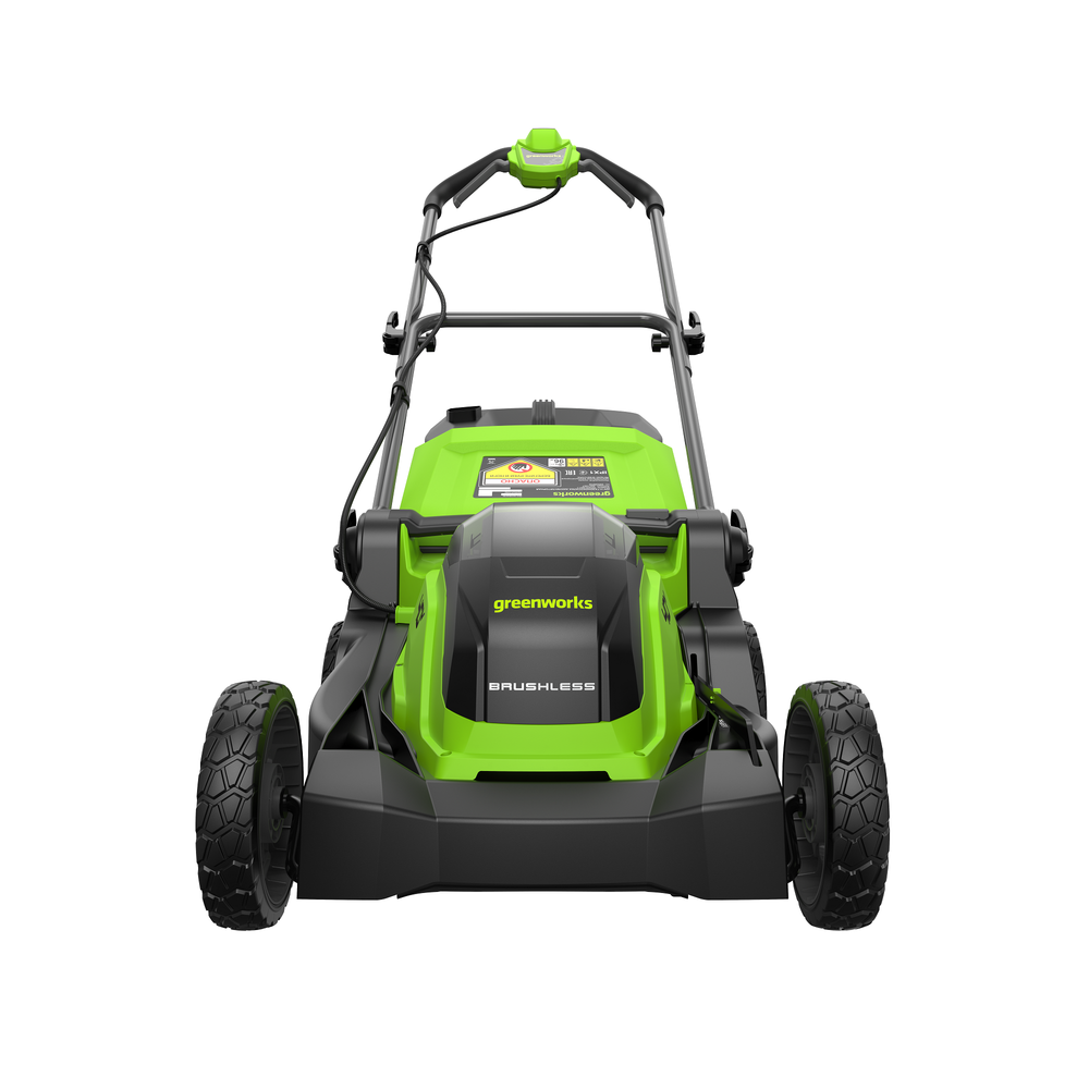 Газонокосилка аккумуляторная Greenworks GD40LM411, 40V, бесщеточная, 41 см, c 1хАКБ 4Ач и ЗУ (2521007UB)