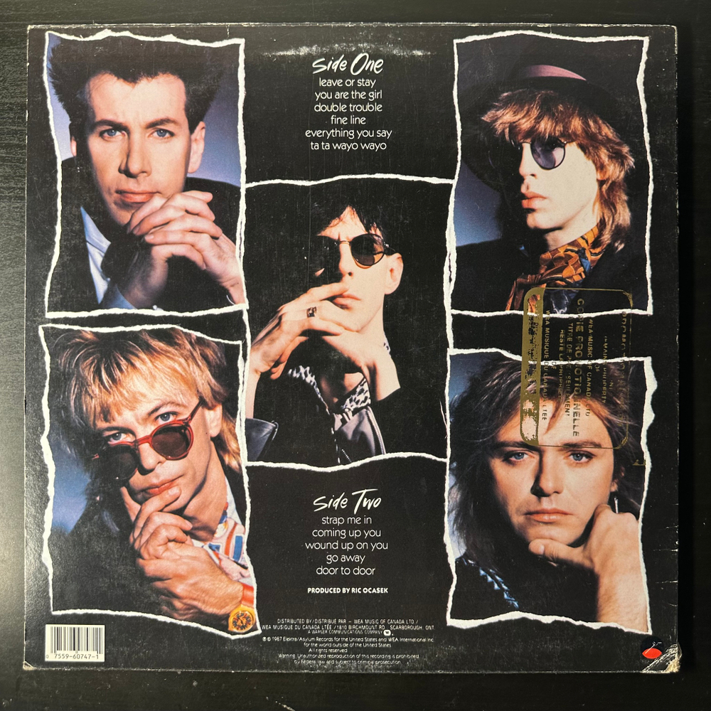 The Cars ‎– Door To Door (Канада 1987г.)