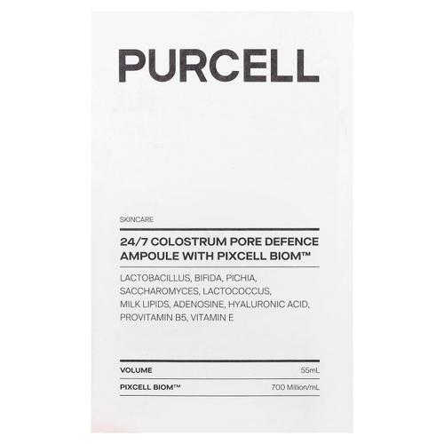PURCELL, ампульная сыворотка для защиты пор от молозива с Pixcell Biom™, 55 мл (1,85 жидк. унции)