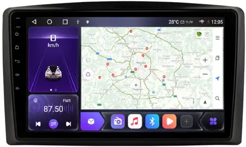 Магнитола для Mercedes Vito III (W447) 2014-2024 - Kuberg OL-1988 QLed, Android 12, Быстрая, CarPlay, 4G SIM-слот