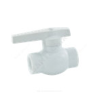 Кран шаровой PP-R белый Дн 20 внутренняя пайка VALFEX 10144020