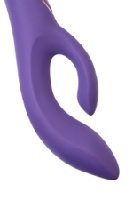 Фиолетовый вибратор-кролик Fingie с функцией Come-Hither - 21,6 см.