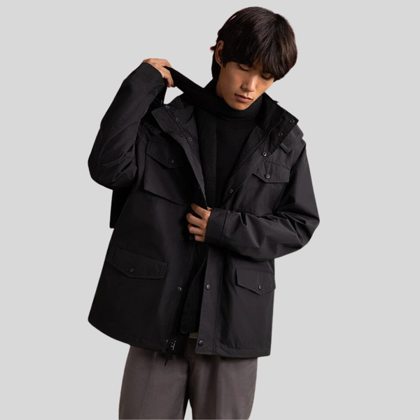 Куртка Alpha Industries Tactical M-65 Field Coat Black (Черная)