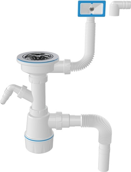 AQUANOVA Сифон для мойки 1047 (20шт)