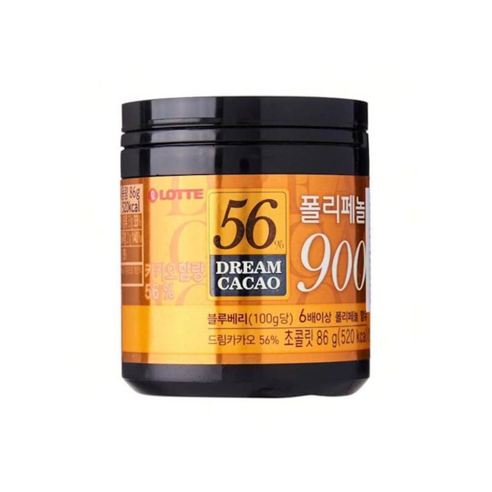 Lotte Dream Cacao Шоколад в кубиках Дрим Какао 56% 86 г 6 шт